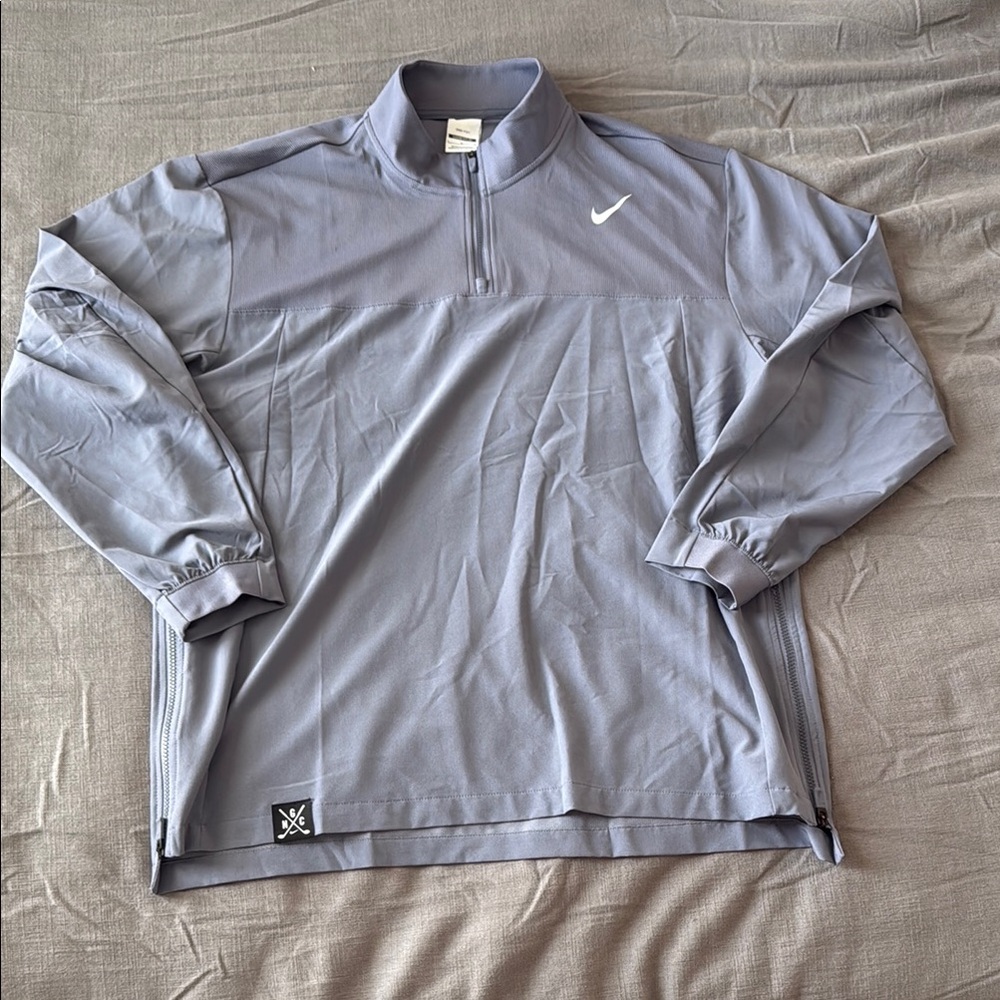 Nike Light Blue/Gray Quarter-Zip Pullover
